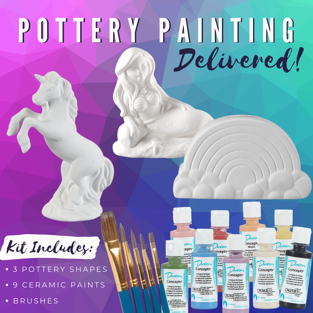 Magical Bisque Pottery Painting Kit